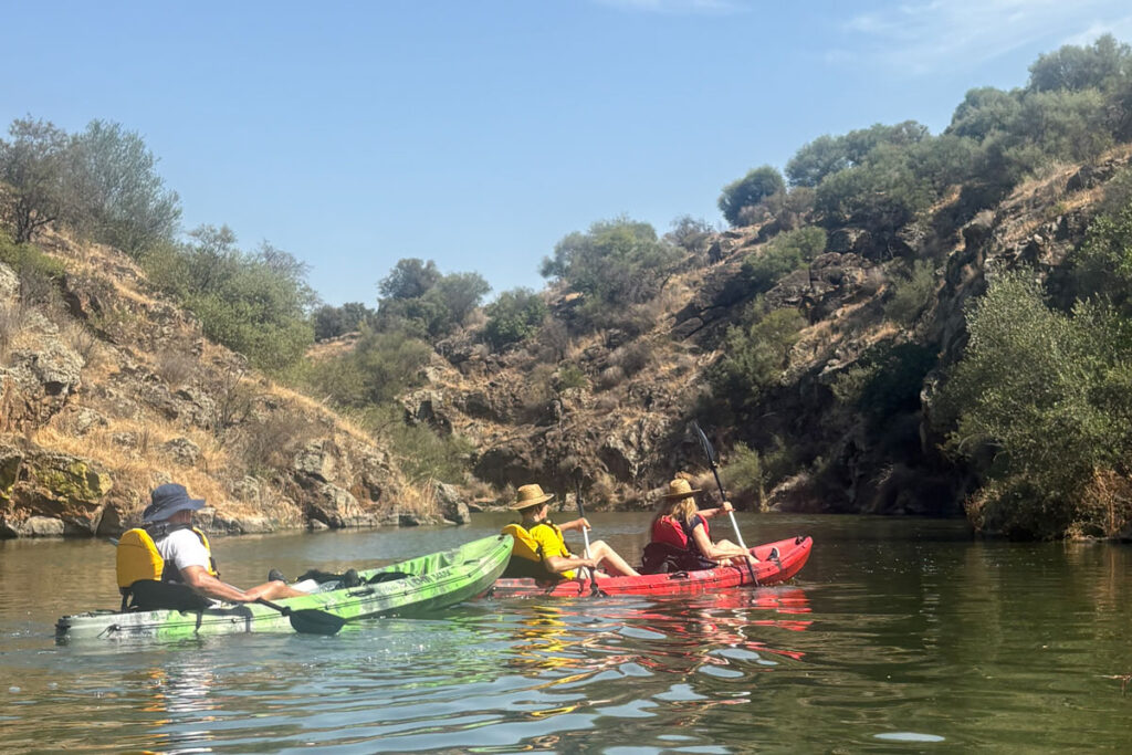 rutas piraguas calera ciudad via verde